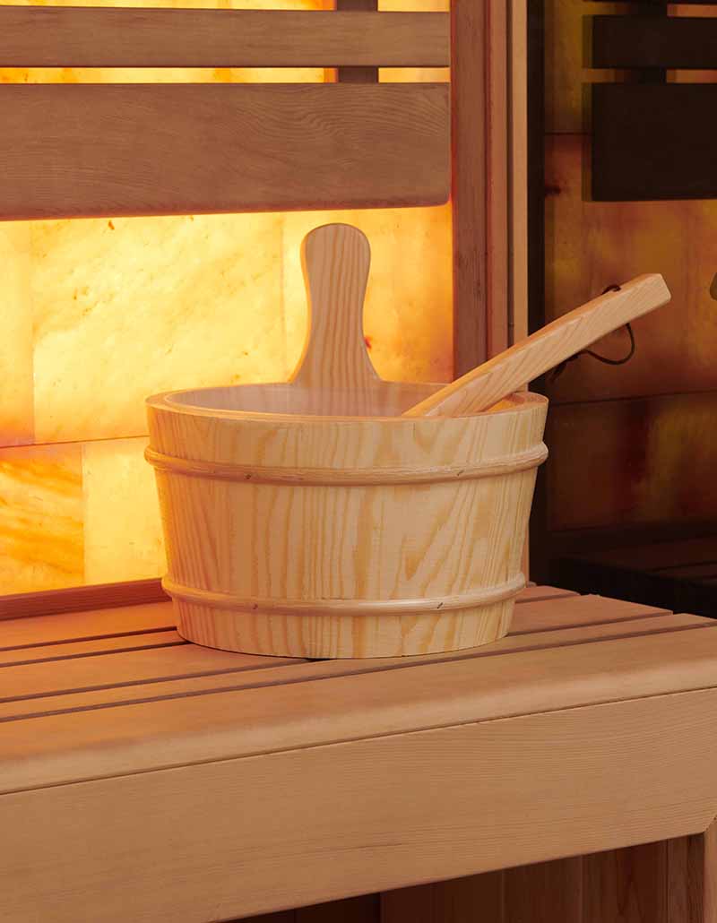 Classic Sauna Bucket & Ladle Set
