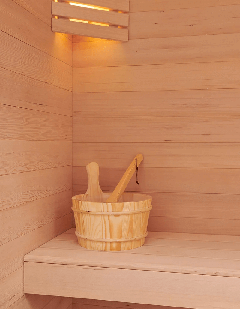 Classic Sauna Bucket and Ladle Set